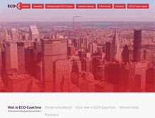 Tablet Screenshot of eco-coach.nl